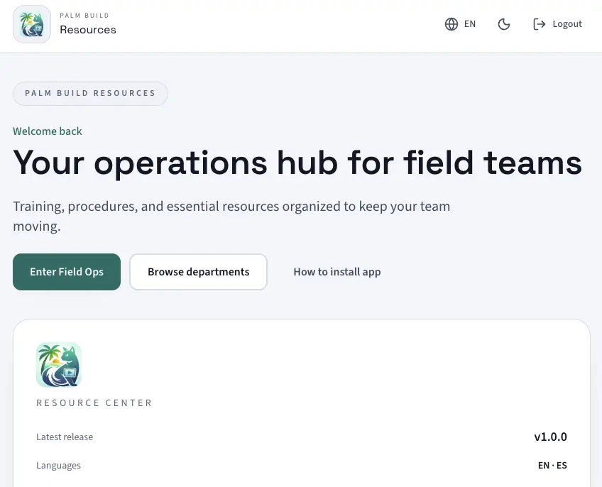 Resources screenshot